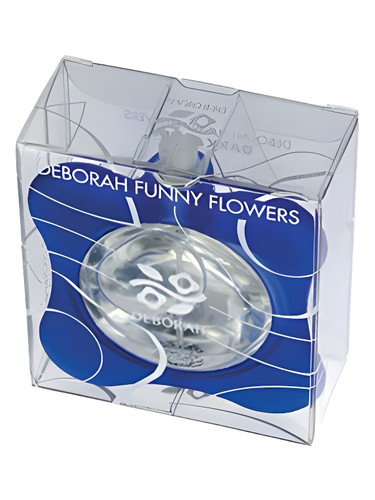 Funny Flowers Dark Blue by Deborah