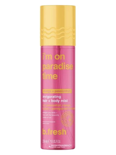 i'm on paradise time invigorating hair + body mist by b.fresh