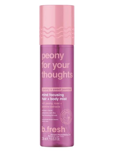 peony for your thoughts mind focusing hair + body mist by b.fresh