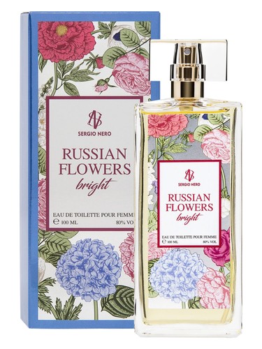 Russian Flowers Bright by Sergio Nero