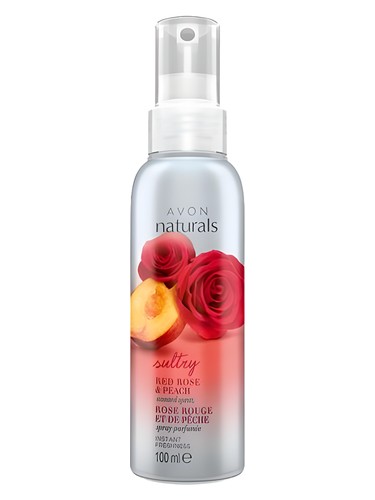 Sultry Red Rose & Peach by Avon