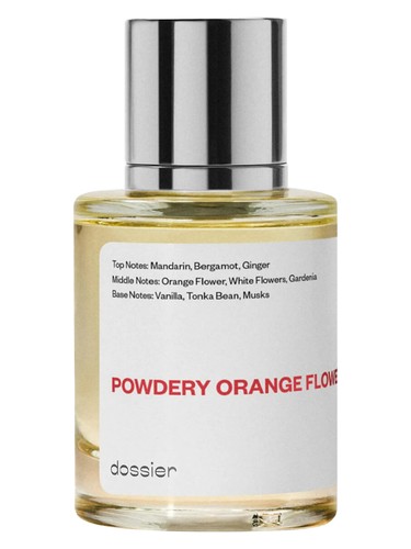 Powdery Orange Flower by Dossier