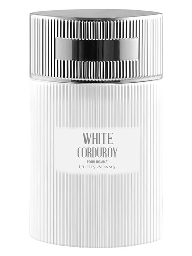 White Corduroy Pour Homme by Chris Adams