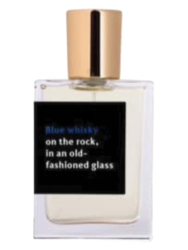 Blue Whisky on the rock, in an old-fashioned glass by Proad