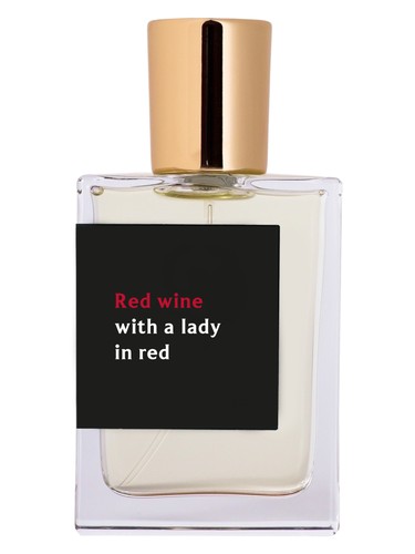 Red Wine with a Lady In Red by Proad