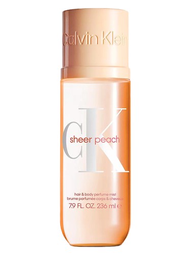 Sheer Peach Body Mist by Calvin Klein
