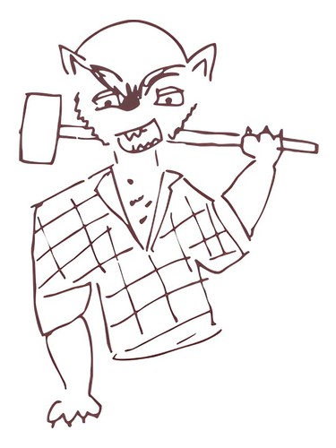 Werewolf Lumberjack by Smell Bent