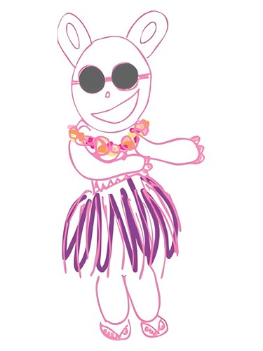 Little Miss Panda Gets Lei’d by Smell Bent